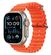 Apple Watch Ultra 2 GPS + Cellular 49mm Titanium Case with Orange Ocean Band MREH3, MRF83