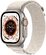 Apple Watch Ultra GPS + Cellular 49mm Titanium Case with Starlight Alpine Loop - Large MQFT3
