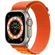 Apple Watch Ultra GPS + Cellular 49mm Titanium Case with Orange Alpine Loop - Medium MQFL3