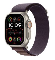 Apple Watch Ultra 2 GPS + Cellular 49mm Titanium Case with Indigo Alpine Loop - Medium MRET3, MRFF3